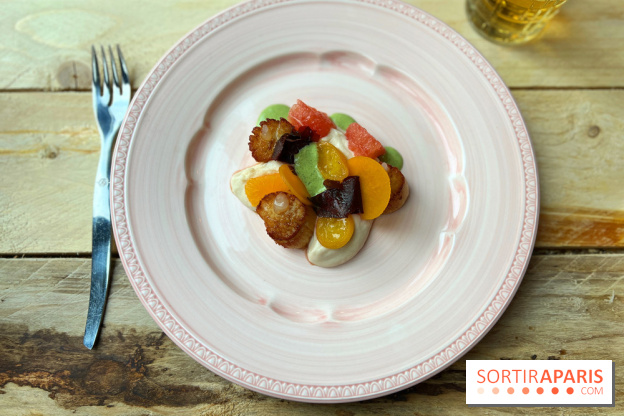 La Datcha - Saint-Jacques, chou fleur, pomelos