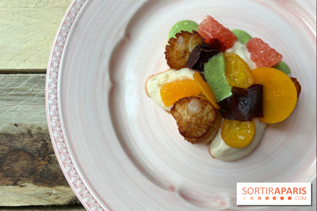 La Datcha - Saint-Jacques, chou fleur, pomelos