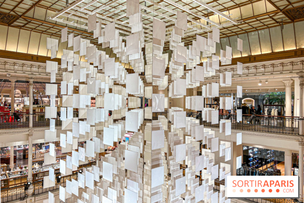 Aux Beaux Carrés, l'exposition de Daniel Buren au Bon Marché Rive Gauche  - image00053