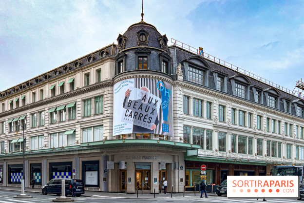 Aux Beaux Carrés, l'exposition de Daniel Buren au Bon Marché Rive Gauche  - image00086