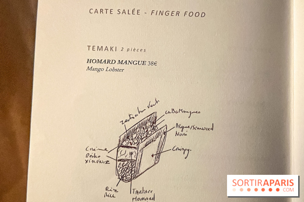 Céleste, le bar éphémère du Cheval Blanc Paris en plein ciel de Paris - carte - menu