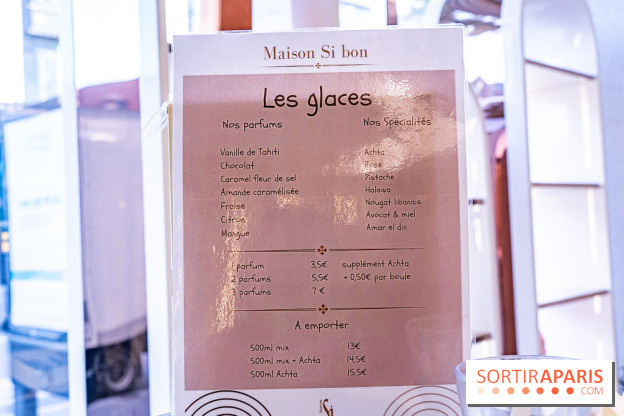 Maison Sibon Paris, la pâtisserie libanaise à la fois salon de thé et glacier