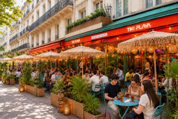 TiKi Playa : un beach bar festif et une énorme terrasse spéciale summer !