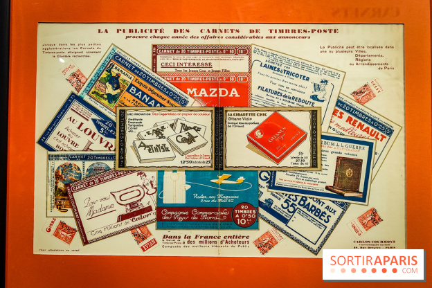 Carnets de timbres dans l'air du temps, l'exposition originale du musée de la Poste - nos photos - IMG20240130184506