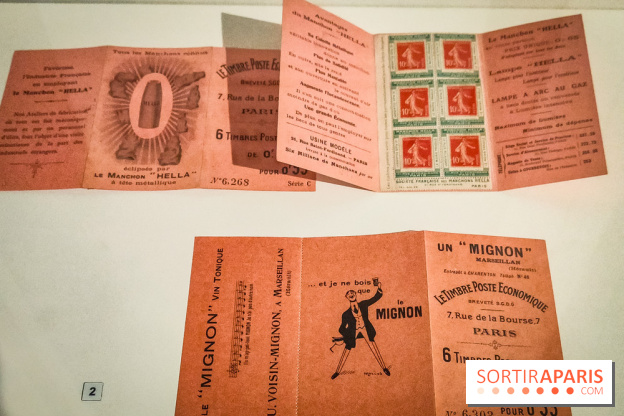 Carnets de timbres dans l'air du temps, l'exposition originale du musée de la Poste - nos photos - IMG20240130184546