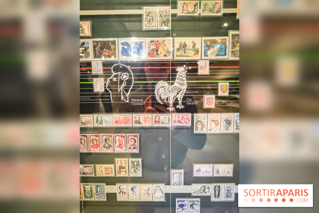 Carnets de timbres dans l'air du temps, l'exposition originale du musée de la Poste - nos photos - IMG20240130184812