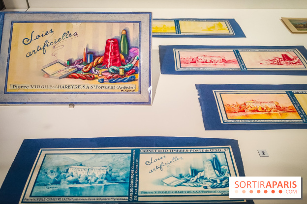 Carnets de timbres dans l'air du temps, l'exposition originale du musée de la Poste - nos photos - IMG20240130183834