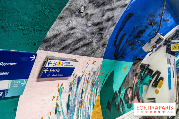 La station de Métro Châtelet re-décoré par des street-artistes -  A7C4424