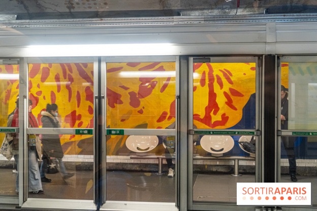 La station de Métro Châtelet re-décoré par des street-artistes -  A7C4419