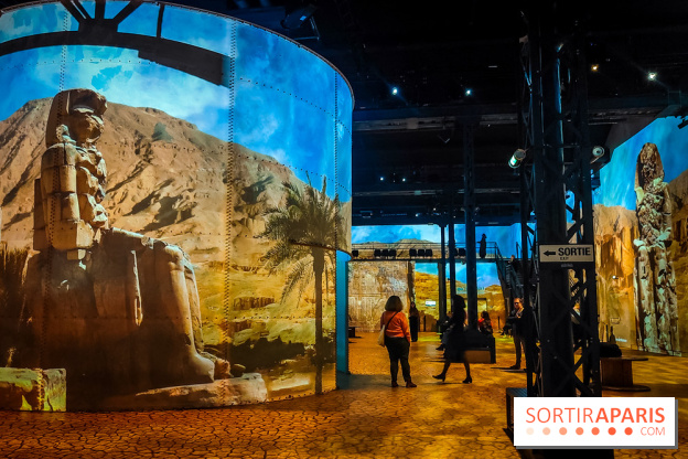 L'Egypte des Pharaons, de Khéops à Ramsès II : l'exposition immersive de l'Atelier des Lumières - IMG20240208101127