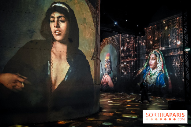 Les Orientalistes, l'exposition de l'Atelier des Lumières qui nous fait voyager en Orient - photos - IMG20240208102408