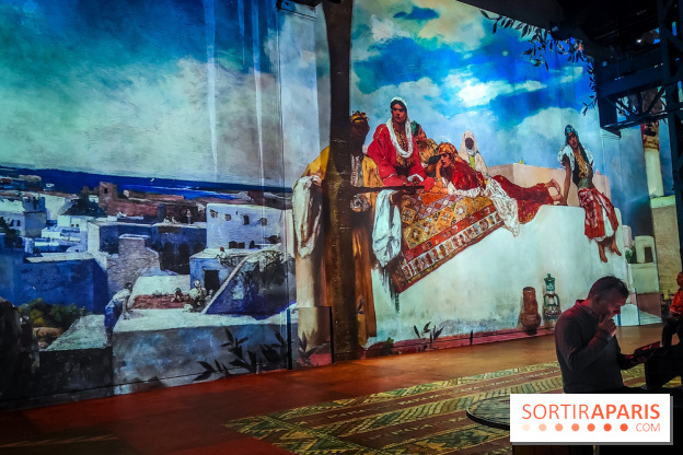 Les Orientalistes, l'exposition de l'Atelier des Lumières qui nous fait voyager en Orient - photos - IMG20240208102302