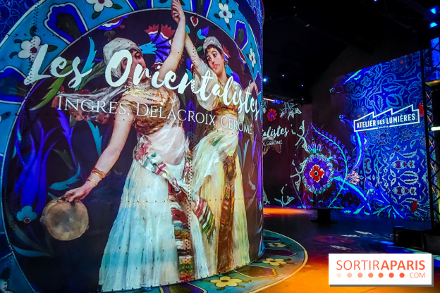 Les Orientalistes, l'exposition de l'Atelier des Lumières qui nous fait voyager en Orient - photos - IMG20240208091814