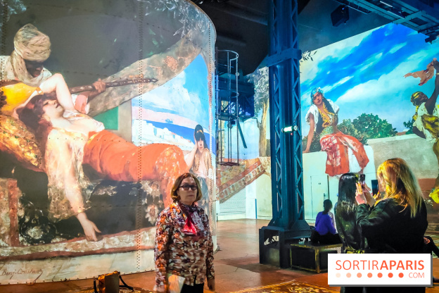 Les Orientalistes, l'exposition de l'Atelier des Lumières qui nous fait voyager en Orient - photos - IMG20240208102256