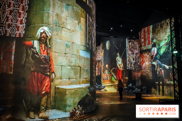 Les Orientalistes, l'exposition de l'Atelier des Lumières qui nous fait voyager en Orient - photos - IMG20240208102354