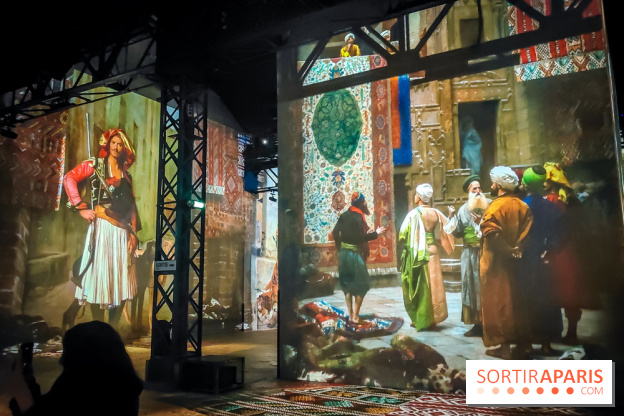 Les Orientalistes, l'exposition de l'Atelier des Lumières qui nous fait voyager en Orient - photos - IMG20240208102334