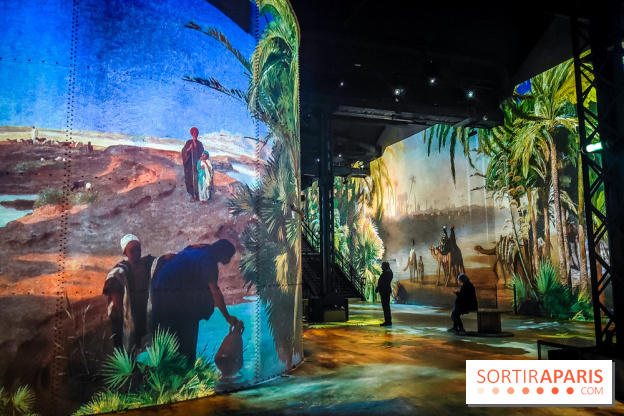 Les Orientalistes, l'exposition de l'Atelier des Lumières qui nous fait voyager en Orient - photos - IMG20240208102952