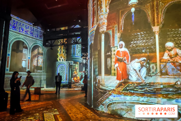 Les Orientalistes, l'exposition de l'Atelier des Lumières qui nous fait voyager en Orient - photos - IMG20240208102724