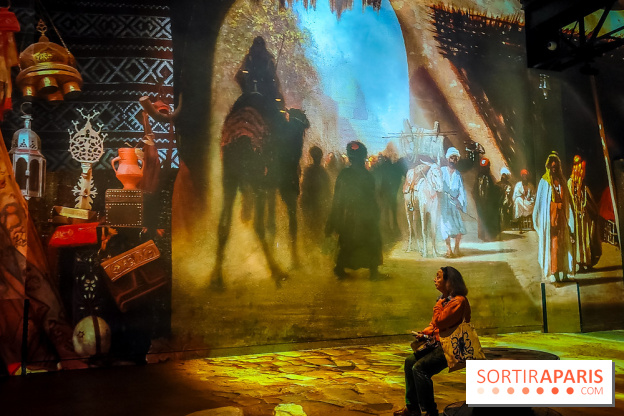 Les Orientalistes, l'exposition de l'Atelier des Lumières qui nous fait voyager en Orient - photos - IMG20240208102317
