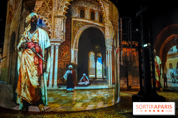 Les Orientalistes, l'exposition de l'Atelier des Lumières qui nous fait voyager en Orient - photos - IMG20240208102659