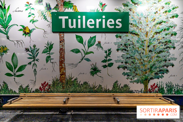 Le Métro Tuileries en mode végétal