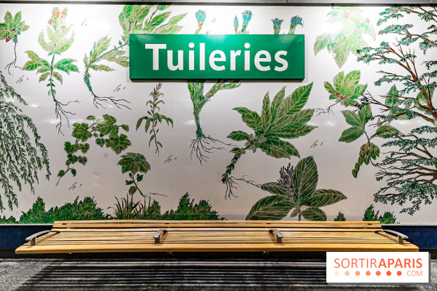 Le Métro Tuileries en mode végétal