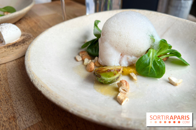 Korus - Cabillaud, choux de Bruxelles, verveine