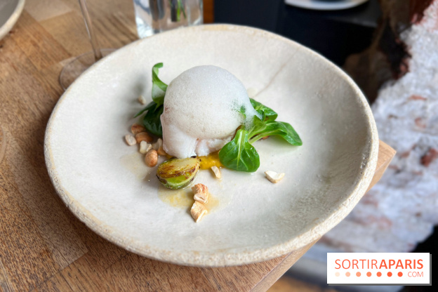 Korus - Cabillaud, choux de Bruxelles, verveine