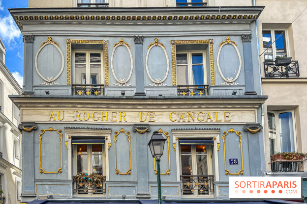 Au Rocher de Cancale, le restaurant historique à la façade bleue rue Montorgueil