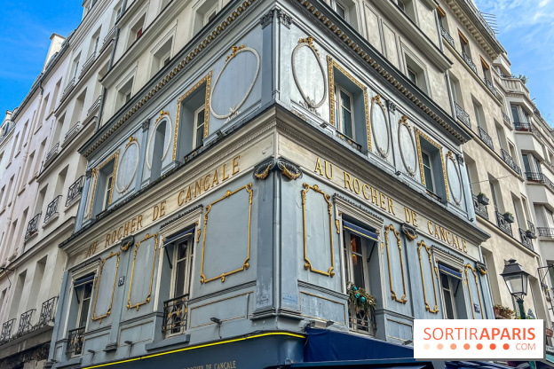 Au Rocher de Cancale, le restaurant historique à la façade bleue rue Montorgueil