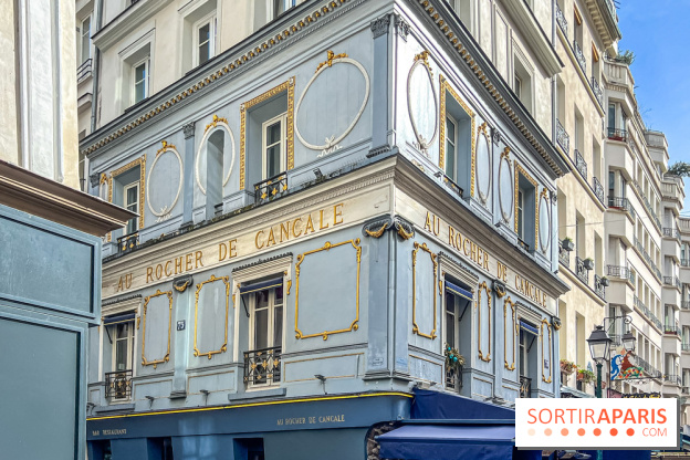 Au Rocher de Cancale, le restaurant historique à la façade bleue rue Montorgueil