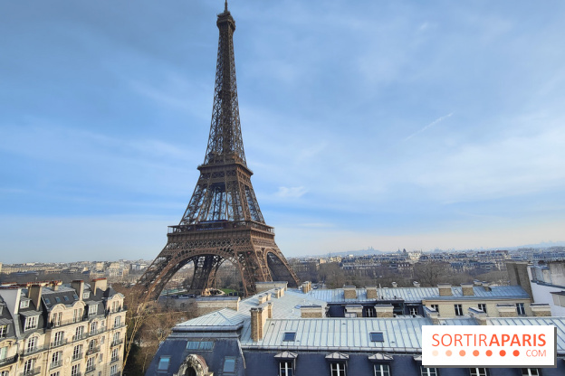 Visuel Paris 15e - Tour Eiffel hiver toits paris 