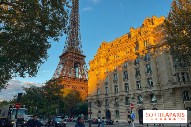 Visuel Paris 7e - Tour Eiffel - coucher de soleil