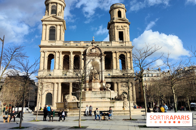 Visuel Paris 6e - place église Saint Sulpice
