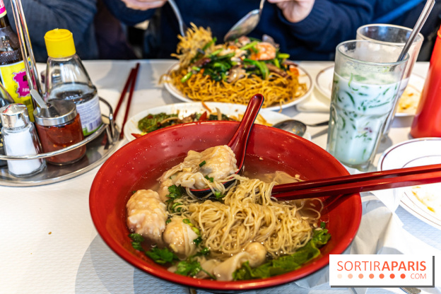 New Hao Khoan, le restaurant chinois et vietnamien, valeur sûre du 13e - soupe de nouilles et raviolis aux crevettes