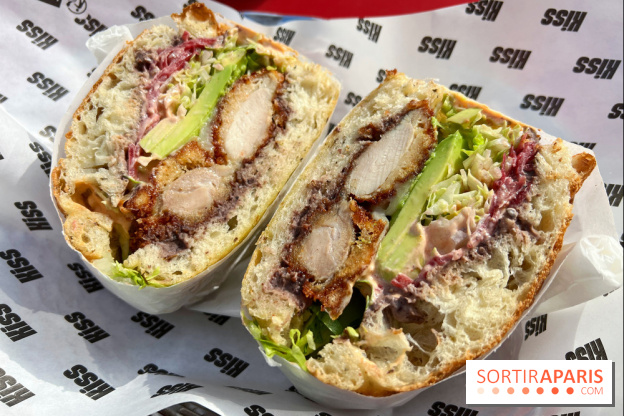 Kiss - Sandwich poulet frit, avocat, focaccia