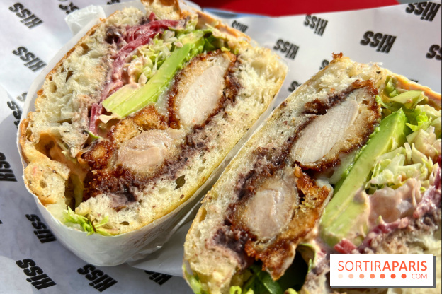 Kiss - Sandwich poulet frit, avocat, focaccia