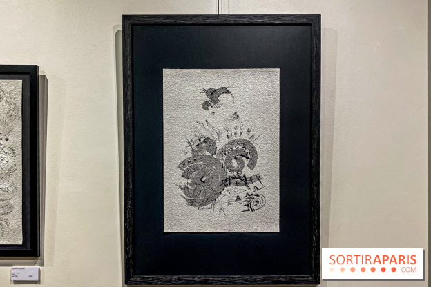 Exposition Sumi et Motion de la calligraphe japonaise Aya Wada à la galerie La Lison - IMG 4918