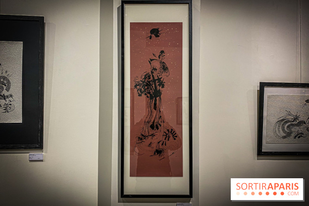 Exposition Sumi et Motion de la calligraphe japonaise Aya Wada à la galerie La Lison - IMG 4920