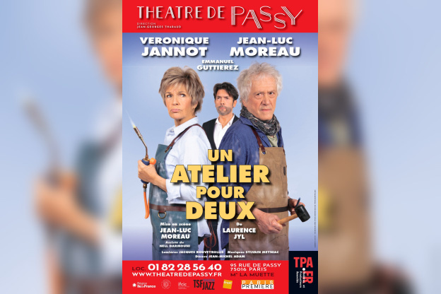 Un Atelier pour deux au Théâtre de Passy, avec Véronique Jannot et Jean-Luc Moreau 