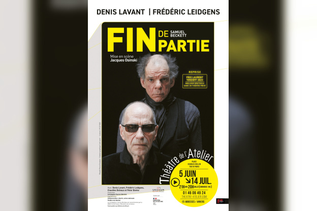 Fin de partie, la  pièce de Samuel Beckett de retour au Théâtre de l'Atelier