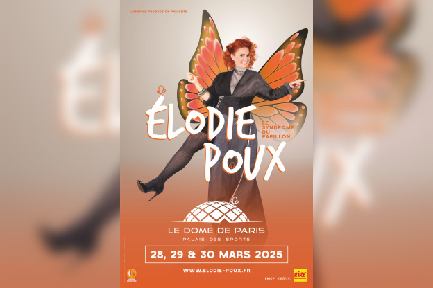 Elodie Poux à Paris avec son spectacle Le Syndrome du Papillon aux Folies Bergère