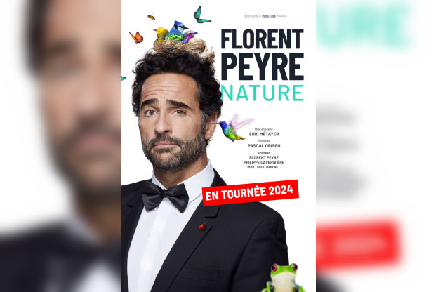 Florent Peyre aux Folies Bergère pour la dernière de son spectacle Nature 