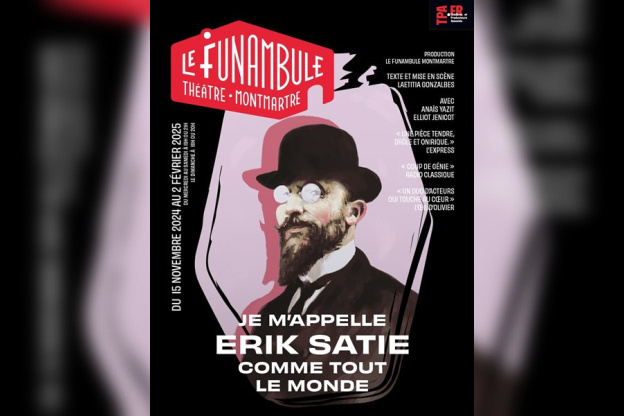 Je m'appelle Erik Satie comme tout le monde reprend au Théâtre de la Contrescarpe