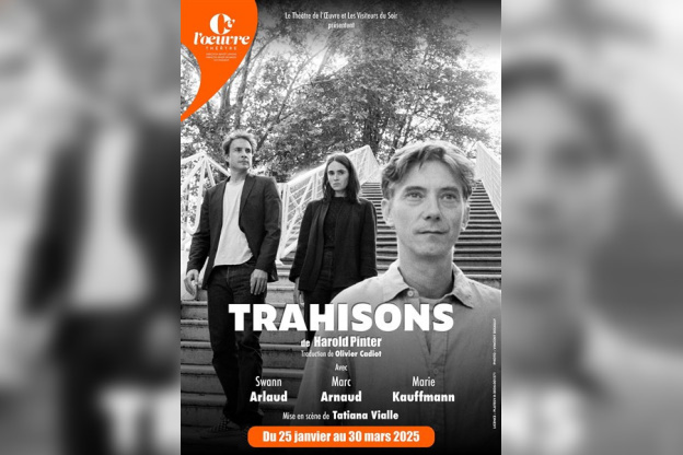 Trahisons : la pièce de Harold Pinter à découvrir au Théâtre de l'Œuvre 