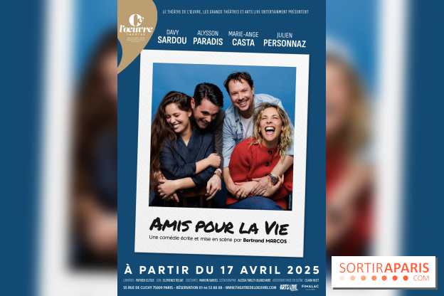 Amis pour la vie : une soirée entre amis qui vire au chaos au Théâtre de l'Œuvre