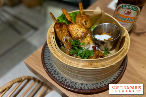 Luangpra - Brochettes poulet sauce satay
