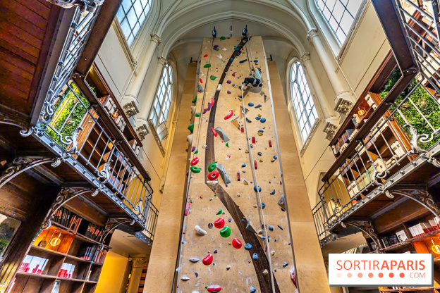 Climbing District Saint-Lazare, la salle d'escalade et espace coworking cachée dans une chapelle -  A7C8016