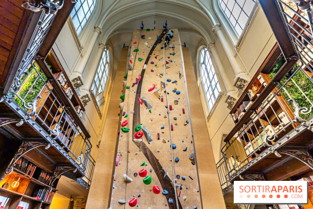 Climbing District Saint-Lazare, la salle d'escalade et espace coworking cachée dans une chapelle