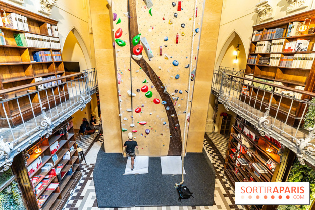 Climbing District Saint-Lazare, la salle d'escalade et espace coworking cachée dans une chapelle -  A7C8027